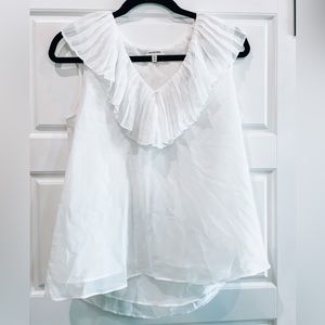 Max Studio brand white women’s blouse. Worn once.
